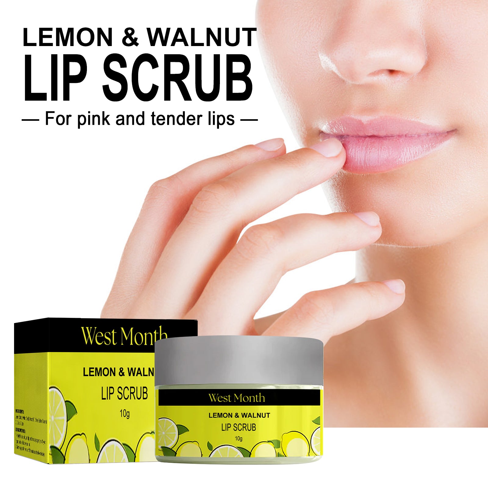 West&Month Lip Scrub, Fade Lip Lines Repair Dead Lip Skin, Prevent Dry And Crack Moisturizing Lip Balm - 5 - CJ