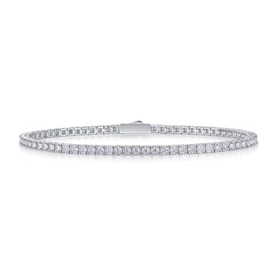 1One Of A Kind Luxury Fashion Mosan Diamond Silver Jewelry Comparable To Natural Diamond Bracelet Prohibit TikTok sales - 5 - CJ