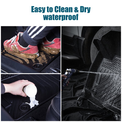 Car Floor Mats For 23 - 24 CRV Hybrid Black All - Weather TPE Rubber Car Mats - 5 - cjdropshipping