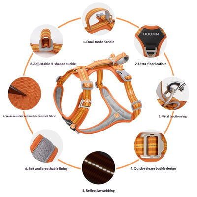 Outdoor Reflective Wear - Resistant Pet Harness - 0 - CJ