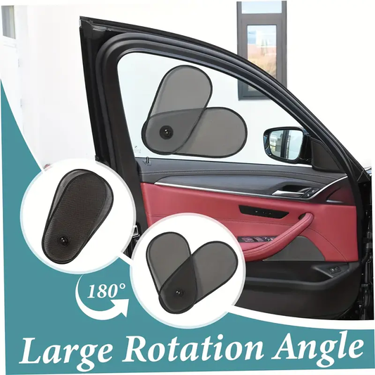 Car Window Shades,  Breathable Car Window Shade For Baby For Side, Cross - border Car Side Window Adjustable Sunshade Super Stretchy Sun Shade For Car Window For Baby Block Sun Heat And Harmful UV Rays - 5 - cjdropshipping
