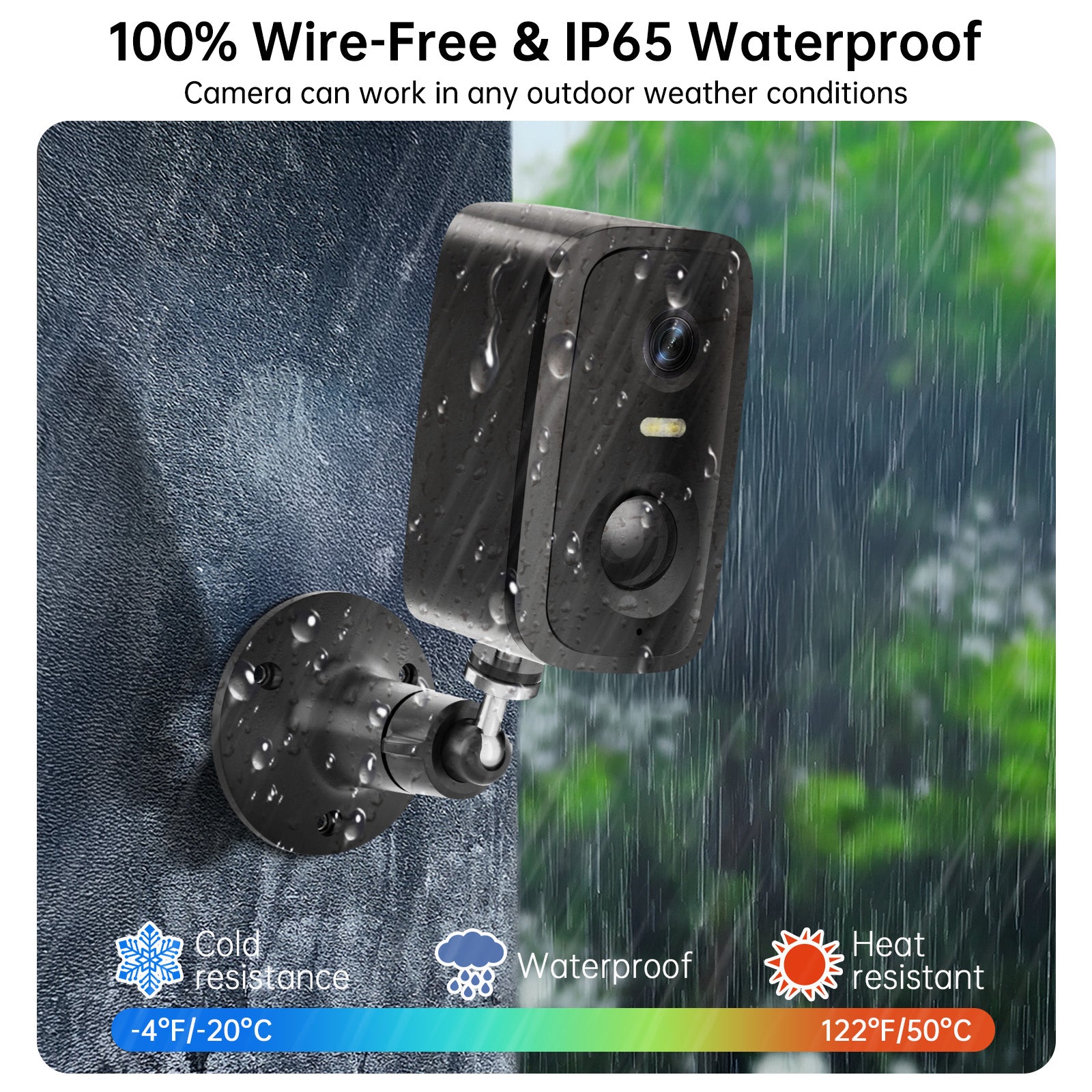 Low Power Security Camera CL30 Outdoor Security Cameras Motion Detected Easy To Set Up Wireless Battery Camera With Solar Panel - 5 - CJ