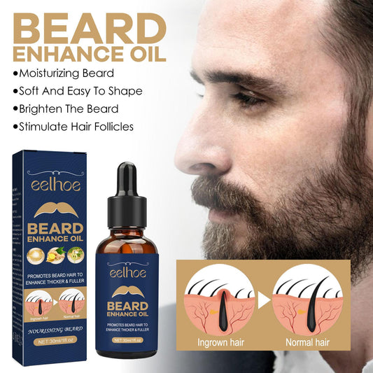 EELHOE Beard Care Oil - Strengthen And Nourish Beard Roots  Moisturizing And Shine - Enhancing Beard Growth Serum For Men Hair Care Hydrating - 5 - CJ