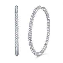 1Light Coco Luxury Fashion Diamond Earrings Stud Set With Mosan Diamond Silver Ornaments Prohibit TikTok sales - 5 - CJ
