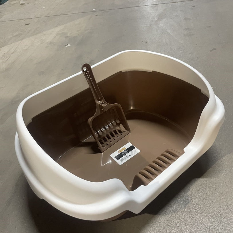 Semi - enclosed Cat Litter Box - 5 - CJ