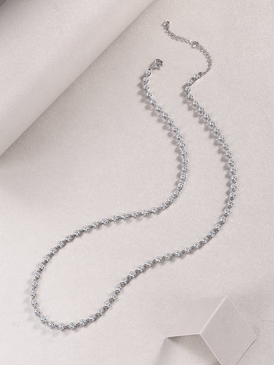 1Heart - to - heart - A Fashionable And Luxurious Diamond Jewelry Pendant Set With Moissanite S925 Sterling Silver And Platinum Plating Prohibit TikTok sales - 5 - CJ