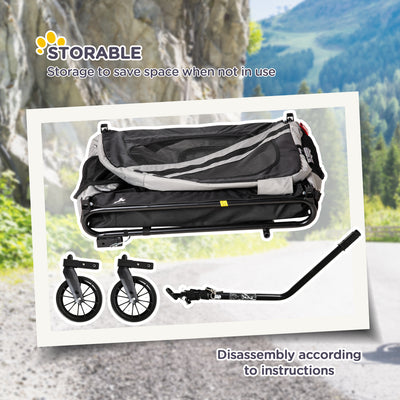 2 - in - 1 Pet Bike Trailer for Small Dogs - 5 - CJ