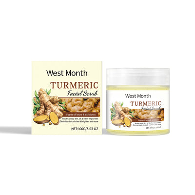 West&Month Facial Scrub, Gently Cleanses Facial Skin, Exfoliates, Moisturizes, Moisturizes And Brightened - 5 - CJ