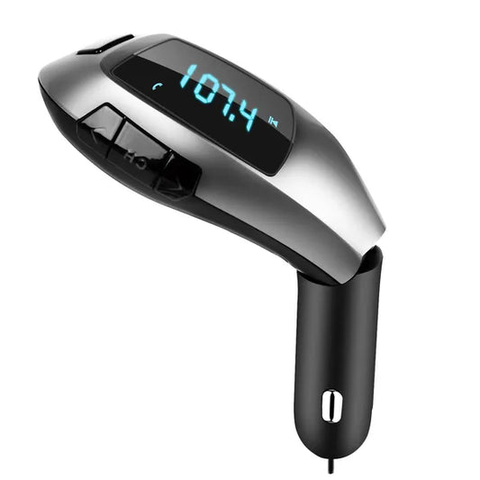 Car FM Wireless Transmitter USB Charge Hands - free Call MP3 Player - 5 - CJ