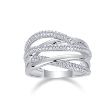 1Brilliant Interweaving - A Fashionable And Luxurious Jewelry Accessory Set With Moissanite S925 Sterling Silver And Platinum - plated Diamond Prohibit TikTok sales - 5 - CJ