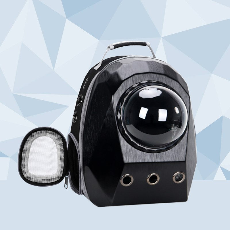 Cat Carrier Bags Breathable Pet Carriers Dog Cat Backpack Travel Space Capsule Cage Pet Transport Bag Carrying Portable Outdoor - 0 - CJ