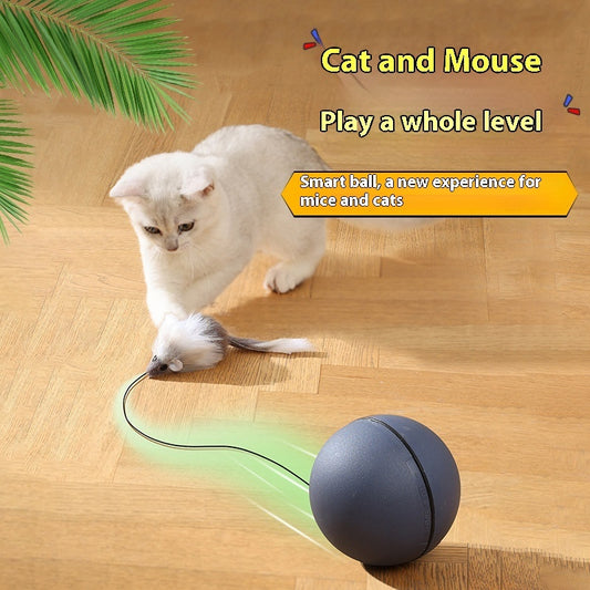 Cat Toys Mouse Teaser Ball Funny Moving Toy For Pets Cat Dog Electric - 0 - CJ