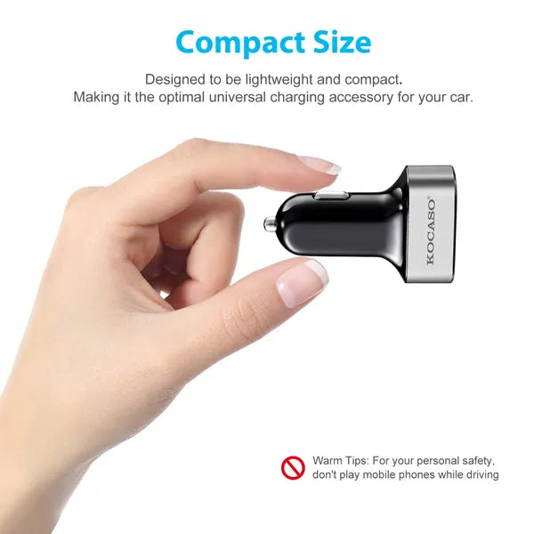 USB Car Charger 30W 5.5A 3 USB Port Cigarette Lighter Charger Adapter - 5 - CJ