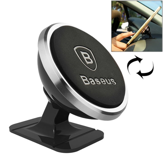 Baseus magnetic suspension 360 degrees shaking head magnetic suction phone mobile bracket - 0 - CJ - Silvery - 4 pcs - CJSJSJSJ00324 - Silvery - 4 pcs