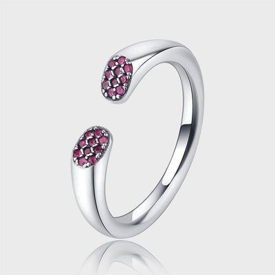 S925 Sterling Silver Brilliant Rose Set Ring - 4 - https://x.com/titan_prim62775J