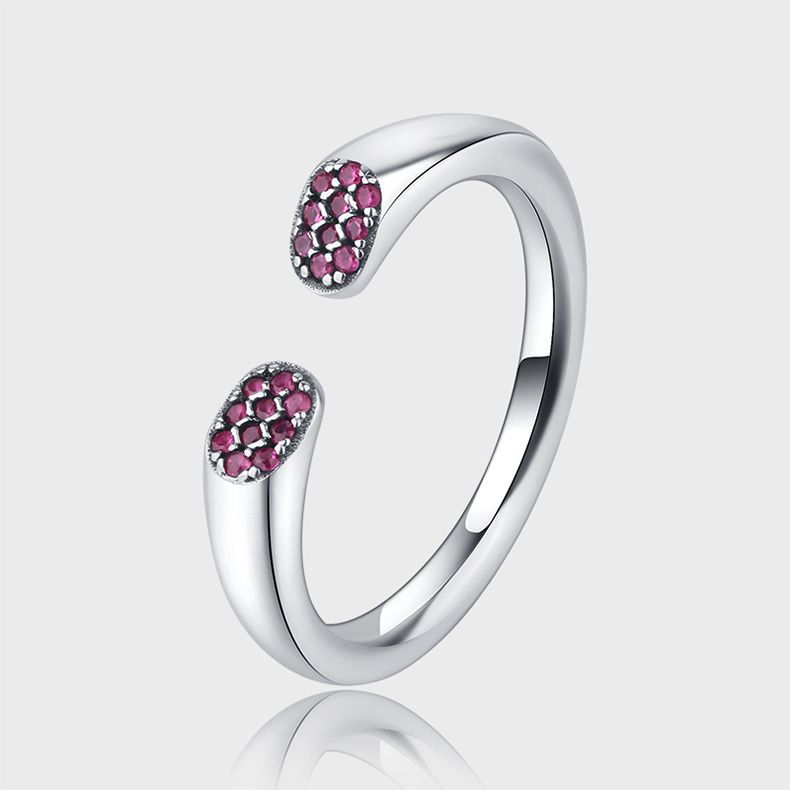 S925 Sterling Silver Brilliant Rose Set Ring - 4 - https://x.com/titan_prim62775J