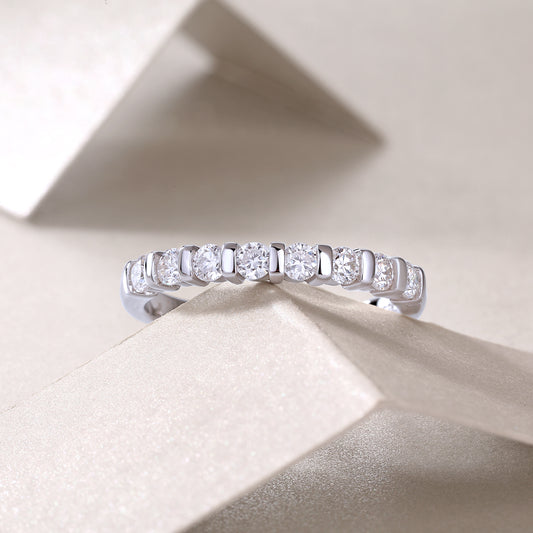 1Luxury Fashion Diamond Ring, Moissanite Silver Ring Prohibit TikTok sales - 5 - CJ