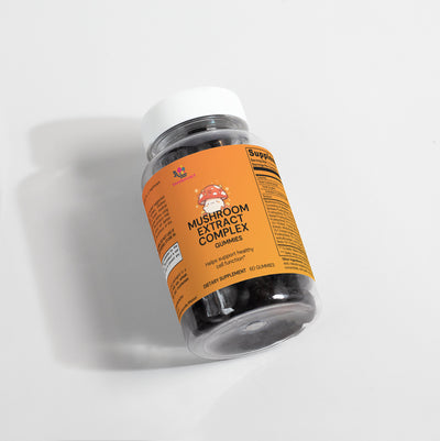 RASPBERRY MUSHROOM GUMMIES EXTRACT, 60 GUMMIES - 5 - CJ
