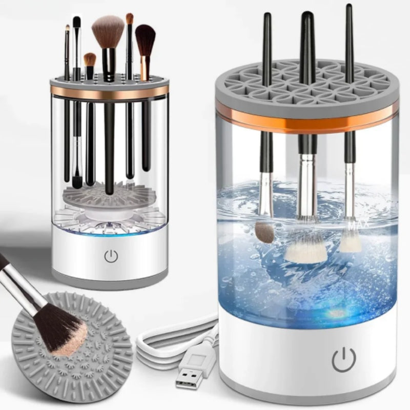 Makeup Brush Cleaner Automatic Rotating Makeup Brush Cleaner USB Portable Electric Cosmetic Makeup Brush Rotary Washing Machine - 5 - CJ