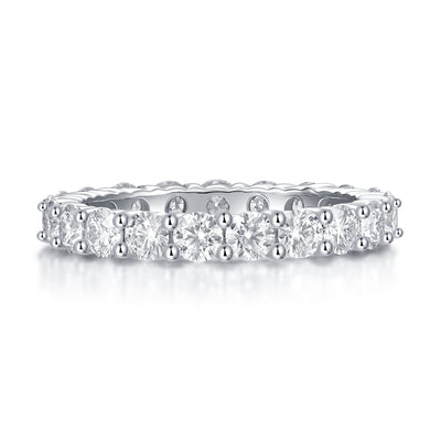 1Luxury Fashion Diamond Ring, Row Diamond Ring, Moissanite Silver Ring, Jewelry Prohibit TikTok sales - 5 - CJ