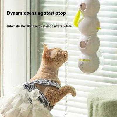 Teasing Cat Toy Automatic Pes Toy With Tail Motion Activated Kitten Toy Rechargeable Smart Interactive Cat Toy Pet Products - 0 - CJ