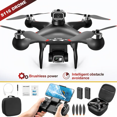 S116 MAX Drone With 4K Dual Camera, 360 Obstacle Avoidance, Brushless Motors, Optical Flow Positioning, WiFi FPV - 5 - CJ