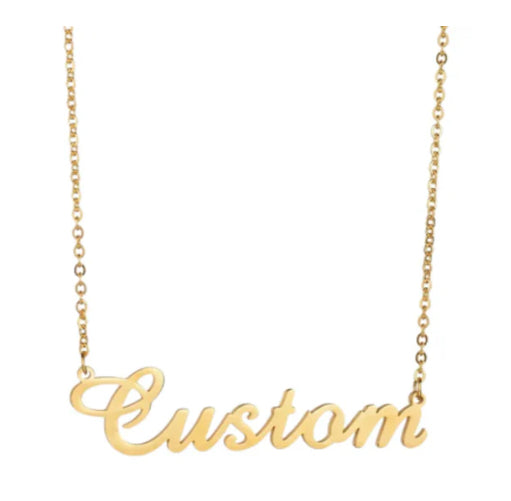 Stainless Steel Customized Various Sign Name Necklace Custom Butterfly Heart Nameplate For Women Girls Christmas Gift - 7 - CJ