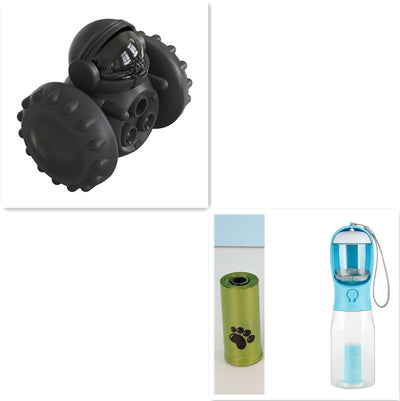 Cat And Dog Toys Slow Food Interactive Balance Car Multifunctional Fun Development Smart Pet Feeding Dog Toy Car Pets Products - 0 - CJ - Black set - CJYD162594305EV