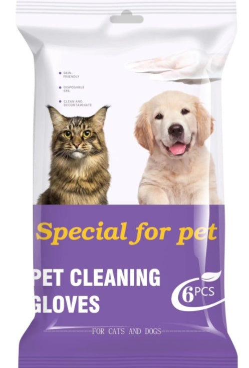 PET Cleaning  Deodorizing Bathing Wipes ForDogs And Cats, Nourish Fur Coconut OilGrooming Wipes For Dogs, Pet Cleaning GlovesWipes For Daily Care And Traveling.Hypoallergenic - 5 - CJ