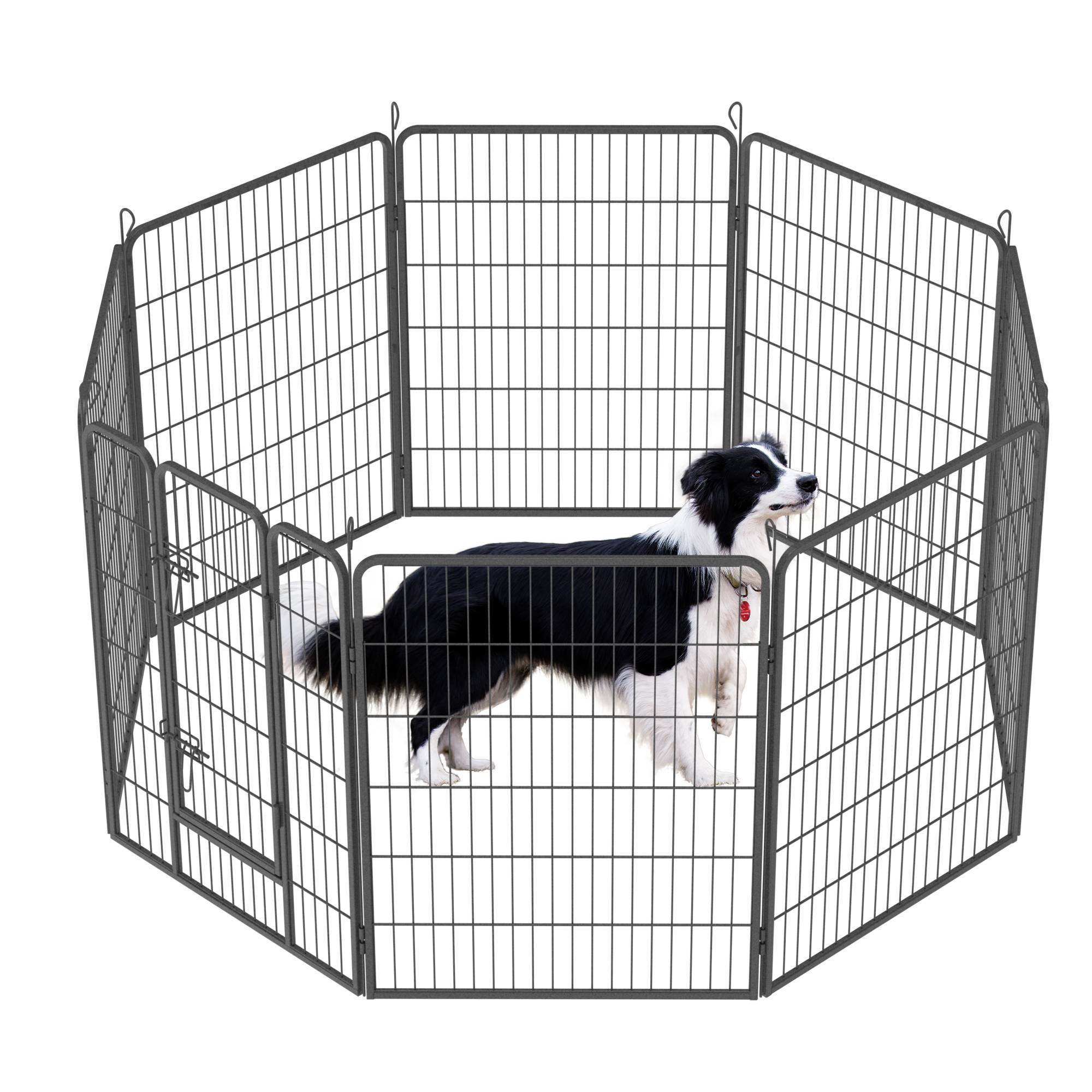 Dog Pens Outdoor Dog Fence Dog Playpen For Large Dogs Dog Kennel Pet Playpen - 5 - CJ