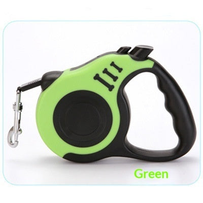 Pet Automatic Telescopic Traction Rope - 0 - CJ - green - 3m - CJJJCWGY00481 - green - 3m