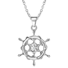 S925 Sterling Silver Necklace Steering Wheel Female Minority Design Pendant Ins Wind - 4 - https://x.com/titan_prim62775J