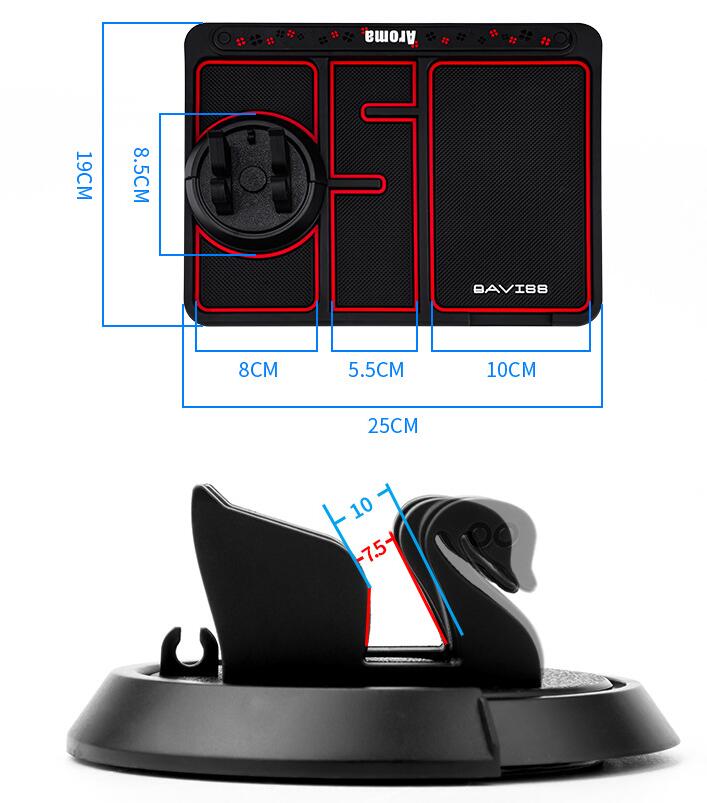 Non - Slip Car Phone Pad For 4 - in - 1 Car Parking Number Card Anti - Slip Mat Auto Phone Holder Sticky Anti Slide Dash Phone Mount - 0 - CJ