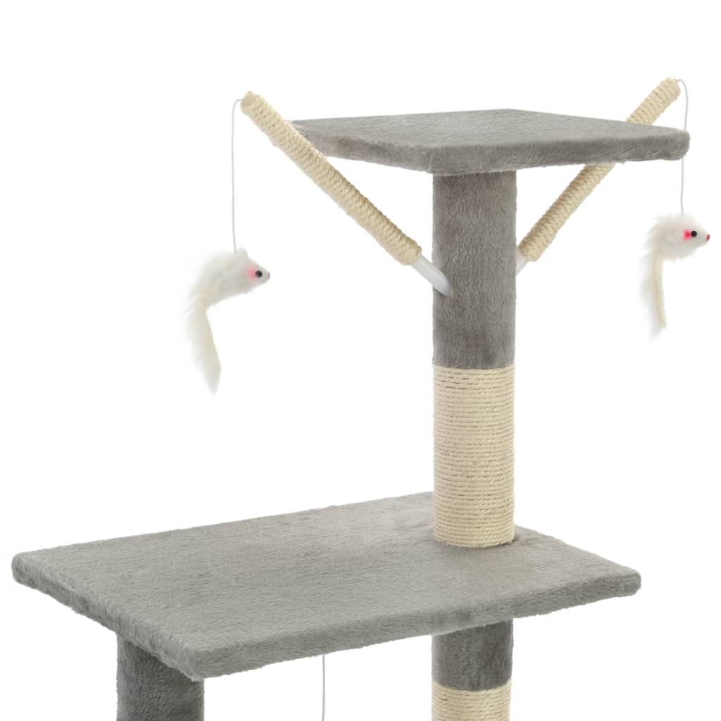 Cat Scratching Post with Sisal Posts 138 cm   Cat Scratching Post - 5 - CJ