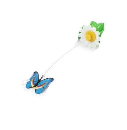 Electric Automatic Rotating Flower Pet Products - 0 - CJ - blue1 - butterfly - CJJJCWMY00014 - blue1 - butterfly