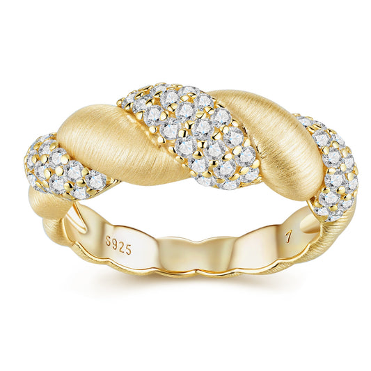 1Tengman - A Fashionable Jewelry Accessory Set With Moissanite S925 Sterling Silver And Gold - plated Diamond Prohibit TikTok sales - 5 - CJ