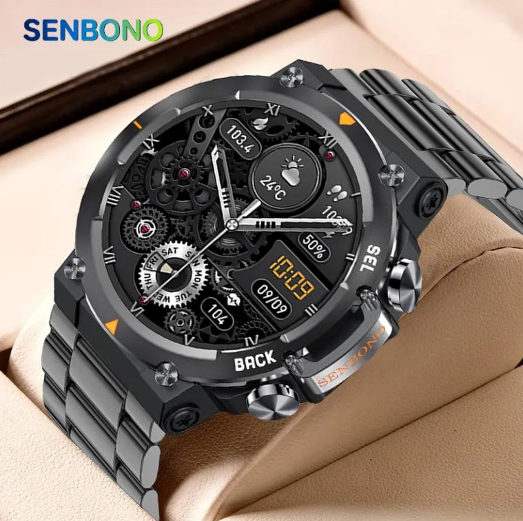MAX18 Men Smartwatch AMOLED1.43inch Big Screen BT Calls Gesture Control AI Voice Sports Smart Watch Men - 5 - CJ
