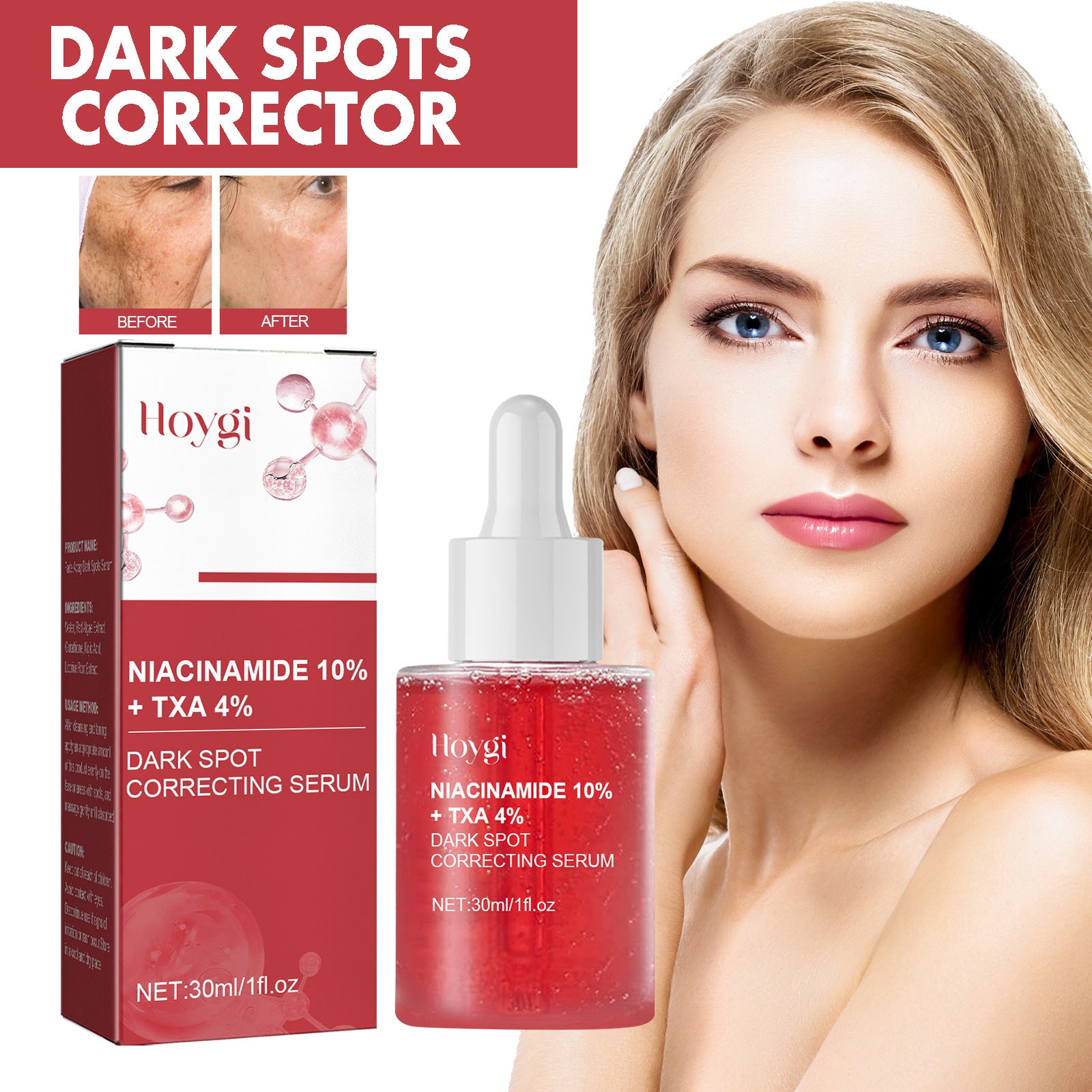 Hoygi Black Spot Repair Essence Lighten Skin Black Spot And Age Spot Moisturizing&Brightening Repair Essence - 5 - CJ