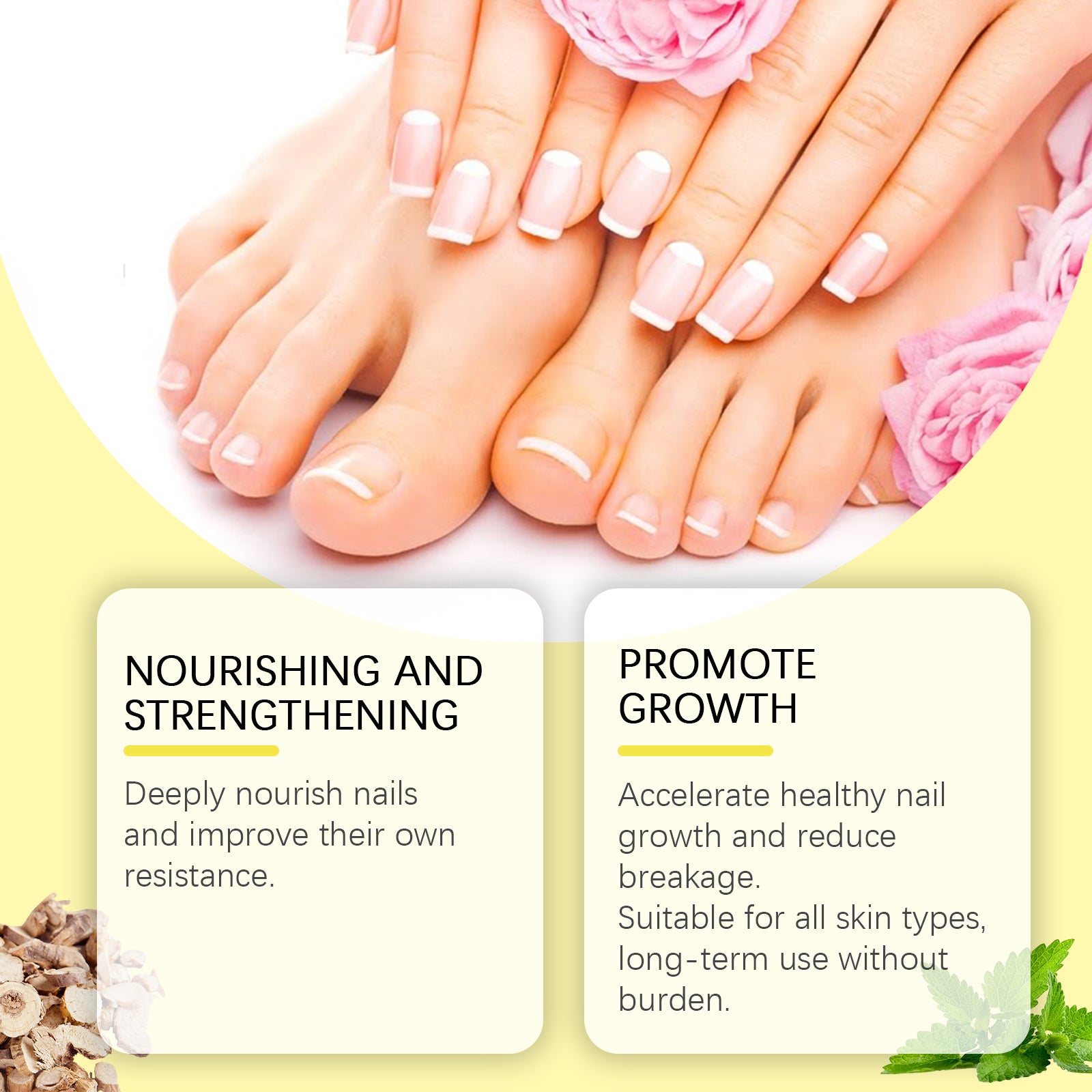 Ximonth Herbal Nail Care Solution Hand, Foot And Nail Cleansing And Repair Bright Nail Thick Toe Care Solution - 5 - CJ
