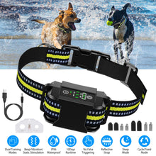 Dog Bark Collar Rechargeable Waterproof Beep Vibration Static Stimulation Bark Stopper Automatic Identification Collar With 6 Intensity Dual Modes - 5 - CJ