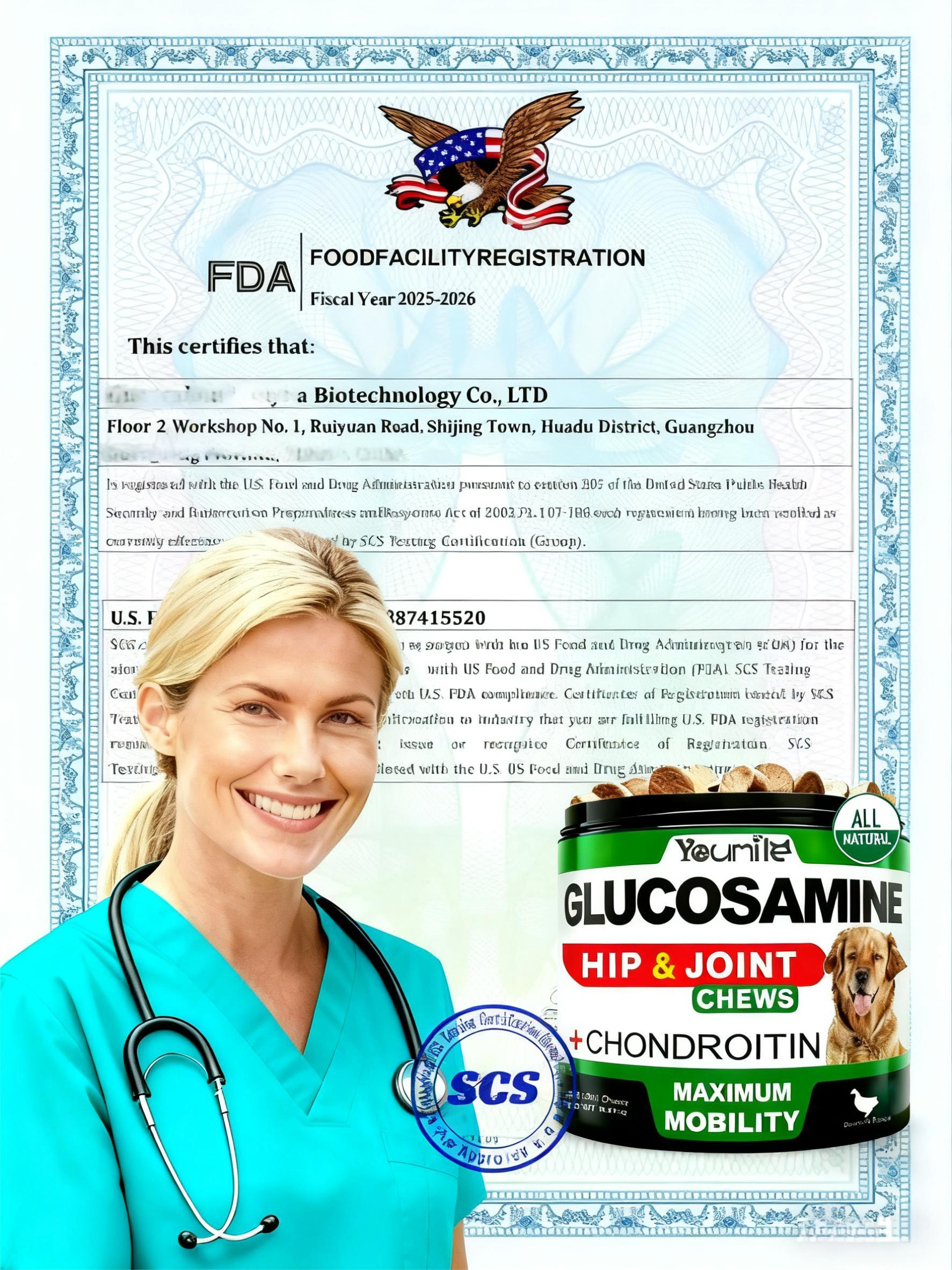 Youmile Hip & Joint Health Supplement For Dogs 120 Chews, Glucosamine Chondroitin MSM Dog Chews With Hyaluronic Acid, Liver Flavored Bone & Joint Support Supplement, For All Breeds - 5 - CJ