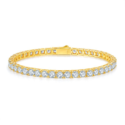 1Unique Luxury Fashion Mosan Diamond S925 Silver Bracelet Prohibit TikTok sales - 5 - CJ