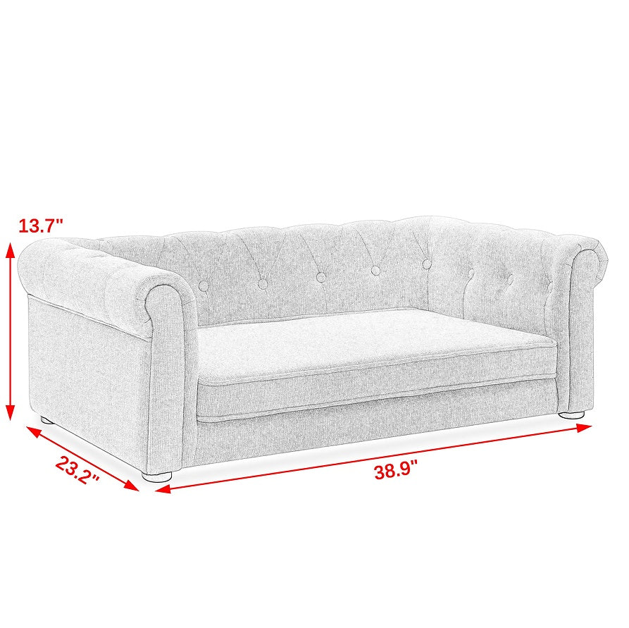 Elegant Rectangular Pet Bed Suitable For Medium And Large Dogs - 5 - CJ