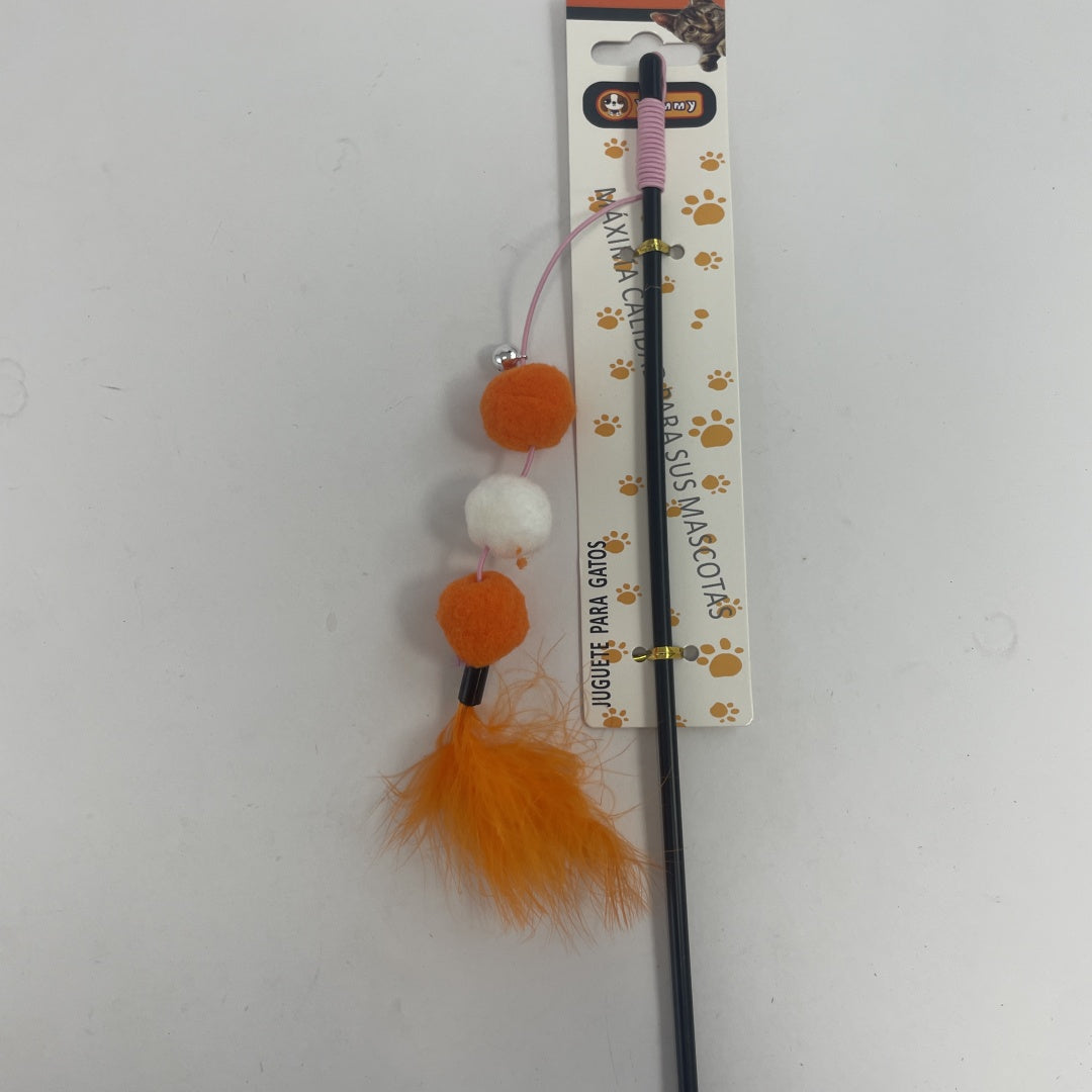 Plastic Fur Ball Cat Teaser - 5 - CJ