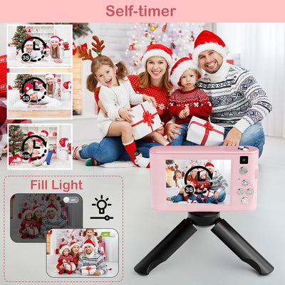 Kids Digital Camera Christmas Birthday Gifts With 32GB SD Card - 5 - CJ