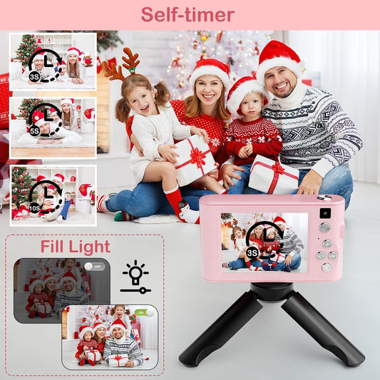 Kids Digital Camera Christmas Birthday Gifts With 32GB SD Card - 5 - CJ