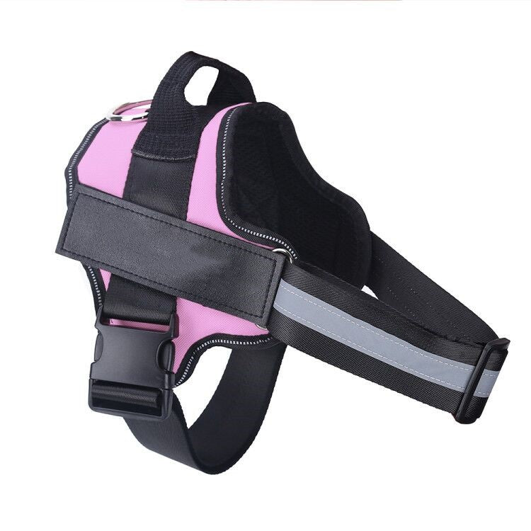 Personalized Dog Harness NO PULL Reflective Breathable Adjustable Pet Harness Vest For Small Large Dog Custom Patch Pet Supplies - 7 - CJ