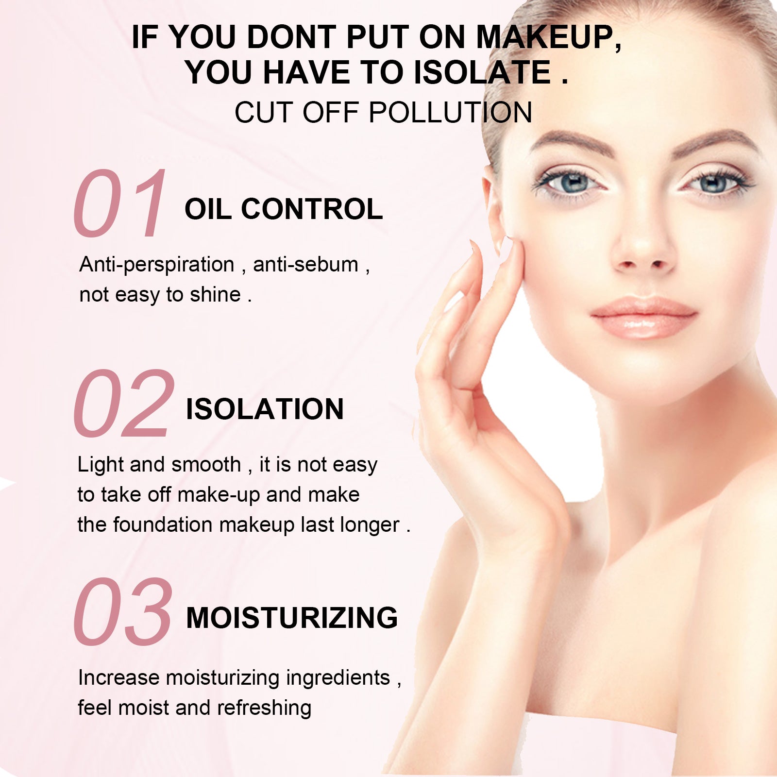 EELHOE Base Gel For Makeup, Pre - makeup Moisturizing And Firming Skin Isolation Base Concealer Cream - 5 - CJ