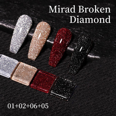 Flashy Reflective Nightclub - style Glitter Nail Gel - 0 - CJ