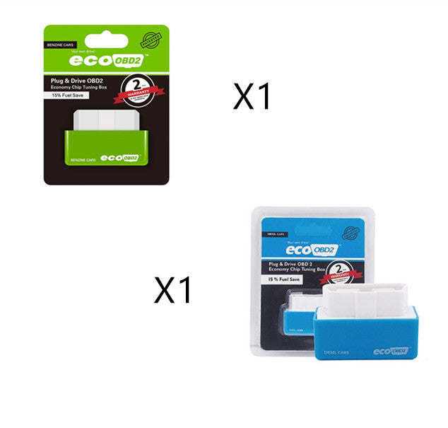 Plug And Play ECOOBD2 Gasoline Car Fuel Economy ECO OBD2 Driver - 0 - CJ - Blue1Green1 - CJQCGJQT00061 - Blue1Green1